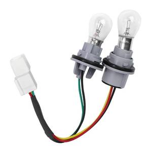 lot 10194 image: HUTUDAN Tail Light Socket Wiring Harness with Bulbs for Kia Forte 2017-2018 - Replace 92470-B0600