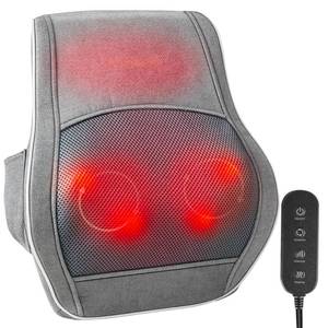 lot 11052 image: Brelley Shiatsu Neck and Back Massager with Heat, Deep Tissue Kneading Massage Pillow, Electric Massagers with Bi-Directional Rotating Head for Neck, Back, Shoulders, and Legs