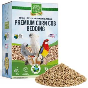 lot 11075 image: 100% Natural Corn Cob Bedding for Pets - Small Pet Select Small Animal & Bird Cage Litter Safe for Hamsters, Guinea Pigs & More -12lb