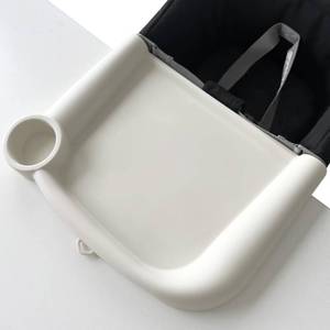lot 11077 image: FAILUN Silicone Baby Dining Tray Compatible with Inglesina Fast Table Chair & Other Hook-On High Chairs,Portable Clip-On Fast Table Chair Baby Tray, Dishwasher Safe & BPA Free (Upgraded White)