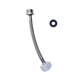 lot 12010 image: Stainless Steel Flexible Bathroom Faucet Supply Line Kit