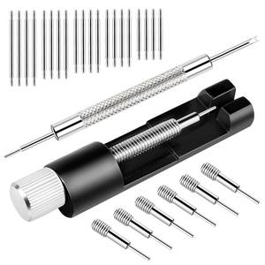 lot 12057 image: Watch Link Removal Tool, Premium Watch Band Tool Kit to Adjust and Remove Bracelet, Pin Remover for Sizing Strap, Adjust Watches Repair Kit With a Pin Punch, 6PCS Extra Replacement, 20PCS Spring Bars