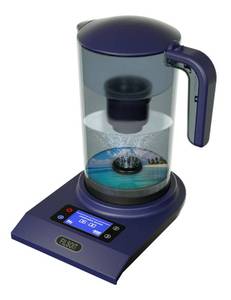 lot 13365 image: FILSOIT Hydrogen Water Bottle Ionizer Hydrogen Water Pitcher Generator Maker Machinewith SPE and PEM Technology(Marron)