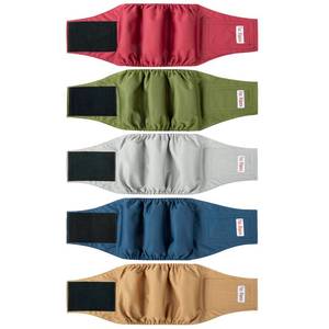 lot 14110 image: Male Dogs Diapers, Washable Reusable High Absorbing Boy Belly Bands Doggy Wraps Panties Doggie Puppy Pooping Potty Training Incontinence Marking Large(5 Pack)