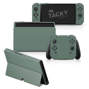 lot 14176 image: Tacky Design Classic Solid Color Skin Compatible with Nintendo Switch OLED Skin Wrap Cover, Cute Stickers, Premium Vinyl 3M Full Wrap Decal