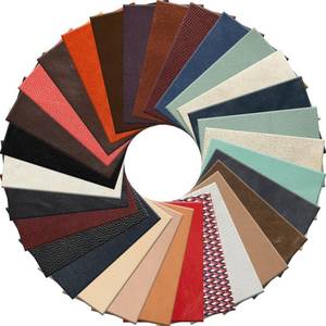 lot 14207 image: Amylove 30 Pcs Genuine Leather Scraps for Craft 12 x 7.8 Inch Tooling Leather Sheets Material(Multicolor)