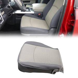 lot 14228 image: GXARTS Driver Side Bottom Cloth Replacement Seat Cover Gray Compatible with Dodge Ram 1500 2500 3500 4500 5500 2009 2010 2011 2012