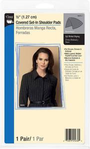 lot 14231 image: Dritz 103562 53078-1 Shoulder Pads, Covered Set-in, 12-Inch, Black