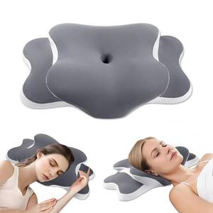 lot 15532 image: Ergo Pillow for Sleep Apnea, Neck Pain, and Snoring Relief  Cervical Neck Pillow for Side Sleepers  Orthopedic Memory Foam with Ergonomic Support