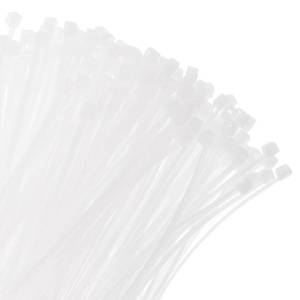 lot 15533 image: MECCANIXITY 2000pcs 3 Inch 11 Lbs Cable Zip Ties Self-Locking Small Nylon Cable Tie Wraps 18 for Cord Management, White