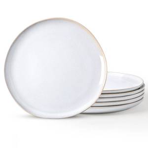 lot 15549 image: AmorArc Ceramic Plates Set of 6, 8.5 Inch Handmade Reactive Glaze Stoneware Plates set for Dessert, Salad, Appetizer, Small Dinner Plates, Microwave & Dishwasher Safe, Scratch Resistant