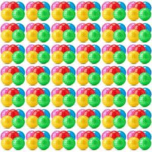 lot 15555 image: Jerify 36 Pcs Knobby Balls 4.72 Bouncy Spiky Sensory Ball Bulk Soft Inflatable Massage Stress Plastic Toy for School Party Play Outdoor Indoor (Vivid Color)