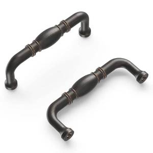 lot 16369 image: Hickory Hardware P3050-VB 3 In. Williamsburg Vintage Bronze Cabinet Pull 1pk