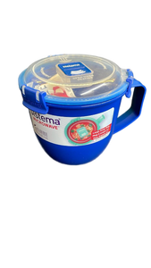 lot 16394 image: Sistema Microwave Large Soup Mug with Lid 900ml