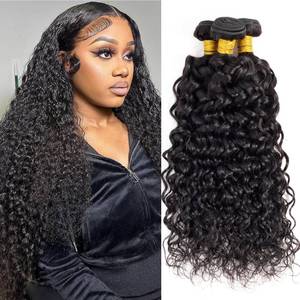 lot 16397 image: Bundles Human Hair 16 18 20 Inch 12A Curly Bundles Human Hair 100% Unprocessed Brazilian Virgin Hair 3 Bundles Human Hair Extensions Quick Weave