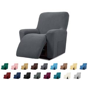lot 16398 image: Cupuamon Recliner Chair Covers,Lazy Boy Recliner Covers Stretch Reclining Covers 1 Piece Furniture Protector with Elastic Bottom for Dog,Kids-Charcoal