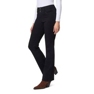 lot 16400 image: WallFlower Womens Sassy Bootcut High Rise Insta Soft Juniors Jeans, Noir, 13