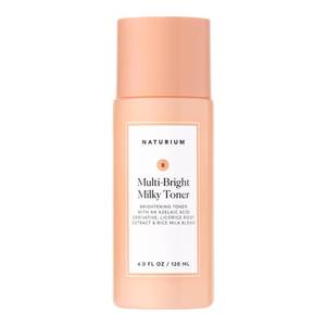 lot 16408 image: Naturium Multi-Bright Milky Toner, Exfoliating Skincare for Face with Azelaic Acid, 120 mL  4 fl oz