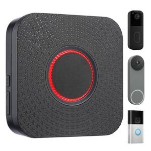 lot 16410 image: Smart Wireless Doorbell Chime, Compatible with Ring & Blink & Google Nest Video Doorbell, No Wiring, No Range Limits, 5 Volumes, 32 Chimes, Easy Setup