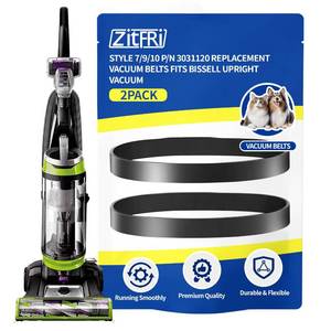 lot 16424 image: ZITFRI Style 7910 PN 3031120 Replacement Belt For Bissell Vacuum,Vacuum Belt Fit Bissell Powerforce Helix Powerlifter Cleanview Swivel Rewind Pet Vacuum Cleaner, 2031093 32074 3031123, 2Pack