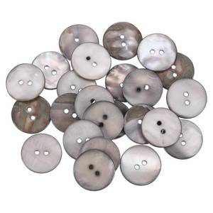 lot 16438 image: uxcell 25 Pcs Natural Shell Buttons, 2 Hole Mother of Pearl Buttons 23mm Sewing Craft Buttons for Shirt Sewing DIY Crafts Decoration, Grey