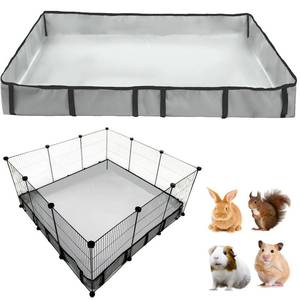 lot 16476 image: DZWLKJ Guinea Pig Cage Liner Tarp Bottom Waterproof and Washable Base Also for Rabbits, Bunny, Chinchesillas, Hedgehog, Ferrets and Other Small Animals(36x36 inches)