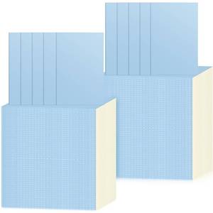 lot 17406 image: Handepo 100 Pack Composition Notebooks A5A6 Ruled Lined Composition Kraft Notebooks Bulk Soft Cover Journals Travel Diary Memo for Students Classroom Office Supplies(A5,Blue)