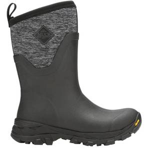 lot 17425 image: MUCK Womens Arctic Ice Mid Boot  Vibram Arctic Grip A.T., Black, Size 8(M)
