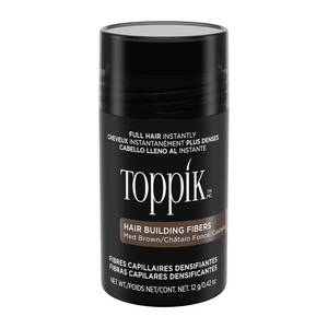 lot 18135 image: Toppik Hair Building Fibers, Medium Brown, 12g Fill In Fine or Thinning Hair, Instantly Thicker, Fuller Looking, 9 Shades for Men & Women, Keratin Protein Formula