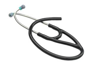 lot 18175 image: Tubing Compatible with Littmann (r) Master Cardiology (r) and Cardiology III (r) Stethoscope TUBING - 7mm Binaurals T7 Black