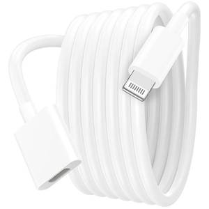 lot 18194 image: 1STCHAMP Lightning Extension Cable for iPhone iPad, MFi Certified 6.6FT iPhone Extension Cord Cable Charging Sync Video & Audio Male to Female Connector, Support ChargeAudioVideoData Transfer