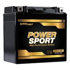 lot 1384 image: Power Sport YTX14-BS 12V 14Ah Motorcycle Battery