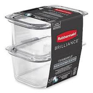 lot 5002 image: Rubbermaid Brilliance Food Storage Containers with Lids
