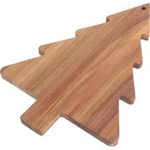 lot 14197 image: Christmas Tree Charcuterie Board Xmas Cutting Board Wooden Serving Tray for Cheese Fruit Bread Snack Dessert (15 Inch)