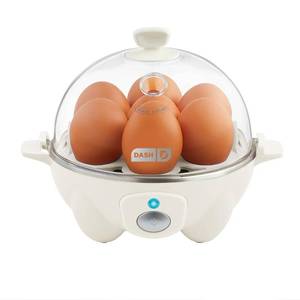 lot 3886 image: Dash Rapid Egg Cooker - Boiler, Poacher and Steamer - Includes Measuring and Recipe Guide - Dishwasher Safe - BPA Free - Holds 7 Eggs, Cream