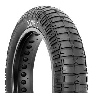 lot 3894 image: Hycline Ebike Fat Replacement Tire 20x5.0 Inch Folding Puncture Resistant Fat Tires for Electric Bike, MTB, Heavy Duty, All-Terrain High-Density Tire for StreetTrail Riding