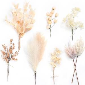 lot 3900 image: Serra Flora Artificial Greenery Spray Box Set(Pack of 19pcs) with 7 Kinds of DIY Wedding Bouquet Filler Table Centerpieces and Floral Arrangement (Champagne)