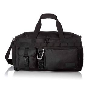 lot 3918 image: Fitdom 20 32L Tactical Black Gym Duffle Bag with Shoe Compartment. Best Workout Bag For Men and Women. Black Gym Bag is Great For Basketball, Soccer and Other Sports As Well As Weekender and Overnight Bagin