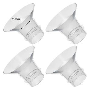 lot 4037 image: Flange Inserts 21mm Compatible with MedelaSpectraTSRETEElvieMomcozyBellababy Breast Pump 24mm ShieldsFlanges, Reduce 24mm Nipple Tunnel Down to 21 mm, 4PCS
