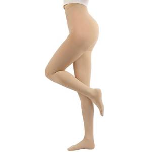 lot 4064 image: Compression Pantyhose Stockings for Women Men, 20-30 mmHg Medical Graduated Support Opaque Closed Toe Hose Tights Large