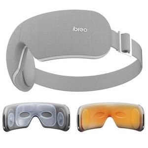 lot 4105 image: Ultra Quiet Eye Massager for Migraines with Temple Massage, Heat, Air Compression, Bluetooth Music Streaming, 101520 Min Timer, Foldable Electric Eye Mask for Migraine Relief, Eye Strain, Eye Care