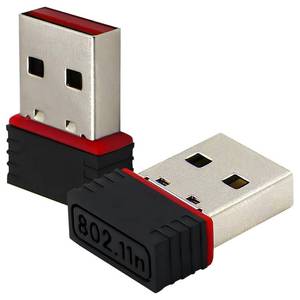 lot 4123 image: 2 Pack150Mbps Free Driver Wireless USB WiFi Adapter, Single Band 2.4GHz, Free Driver only for Win10 Plug and Play