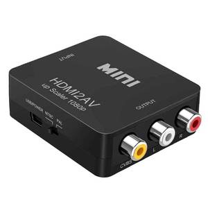 lot 4138 image: HDMI to RCA, 1080p HDMI to AV 3RCA CVBs Composite Video Audio Converter Adapter Supports PALNTSC for TV Stick, Chromecast, Apple TV, PC, Laptop, Xbox, HDTV, DVD-Black