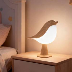 lot 4139 image: IFTHFOUR Bird Cordless Table Lamp, Small Cordless Bedside Lamp with 3 Color Temperature, Touch Sensor and Rechargeable Battery - Night Light for Kids, Bedroom, Bedside, Office, and Outdoor Use