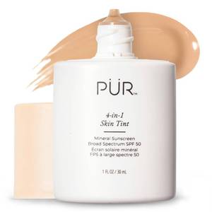 lot 4143 image: PR MINERALS Tinted Sunscreen for Face, 4-in-1 Skin Tint - Broad Spectrum Mineral Sunscreen, SPF 50 - Tinted Facial Moisturizer, Primer and Foundation for Sun Protection - Lightweight, Buildable, Linen
