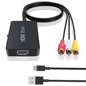 lot 4155 image: TaiHuai HDMI to RCA, HDMI to Older TV Adapter Compatible for Fire Stick, Roku, Apple TV, Xiaomi Mi Box, Android TV Box, DVD, Blu-ray Player ect.HDMI to AV Converter