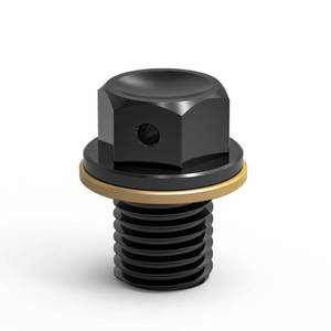 lot 6010 image: NICECNC Black M12 x 1.5 Magnetic Oil Drain Plug Bolt DirtStreet Bike Compatible with Yamaha WR400F YZ125 YZ250G R YZ426F TTR250 TTR90,YZ250 YZ250X 2016-19 YZF-R25 YZF-R3 2015-18 MT-25 MT-03 2016-18
