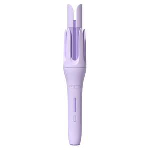 lot 6311 image: Automatic Hair Curler, 4 Temperature and Timer Settings, Auto Shut-Off, Anti-Scald, Rotating Curling Wand