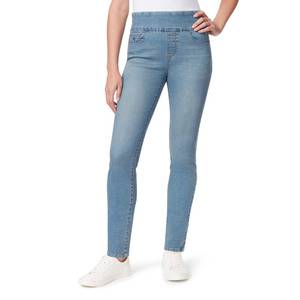 lot 6363 image: Gloria Vanderbilt Womenfts Amanda Pull on High Rise Jean Standard, Shoshone, 14