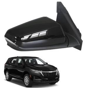 lot 11093 image: Marretoo for 2018-2024 Chevy Equinox GMC Terrain Passenger Side View Mirror Assembly replacement for Equinox Accessories Power Heated Turn Signal BSM Blind Spot Black 8PIN Replaces GM1321595 RH
